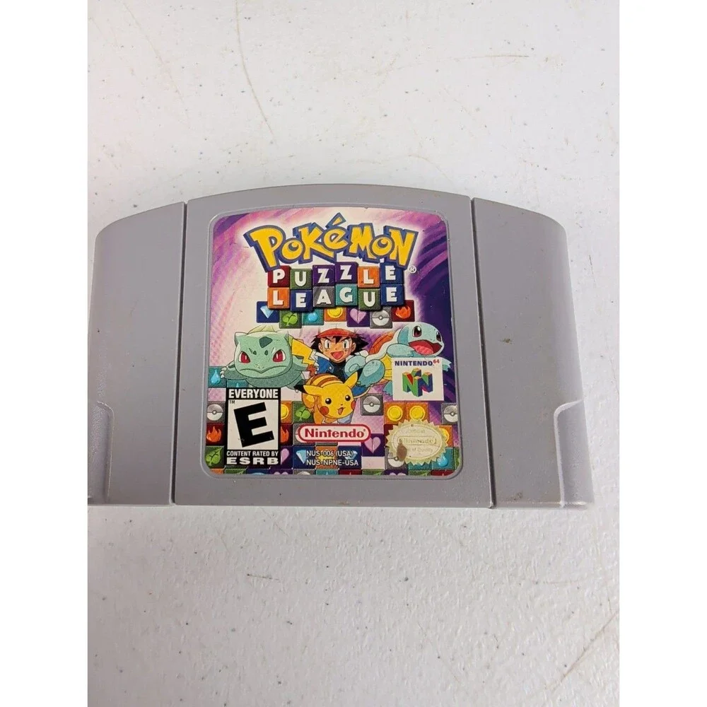 Pokemon Puzzle League Nintendo 64 game N64